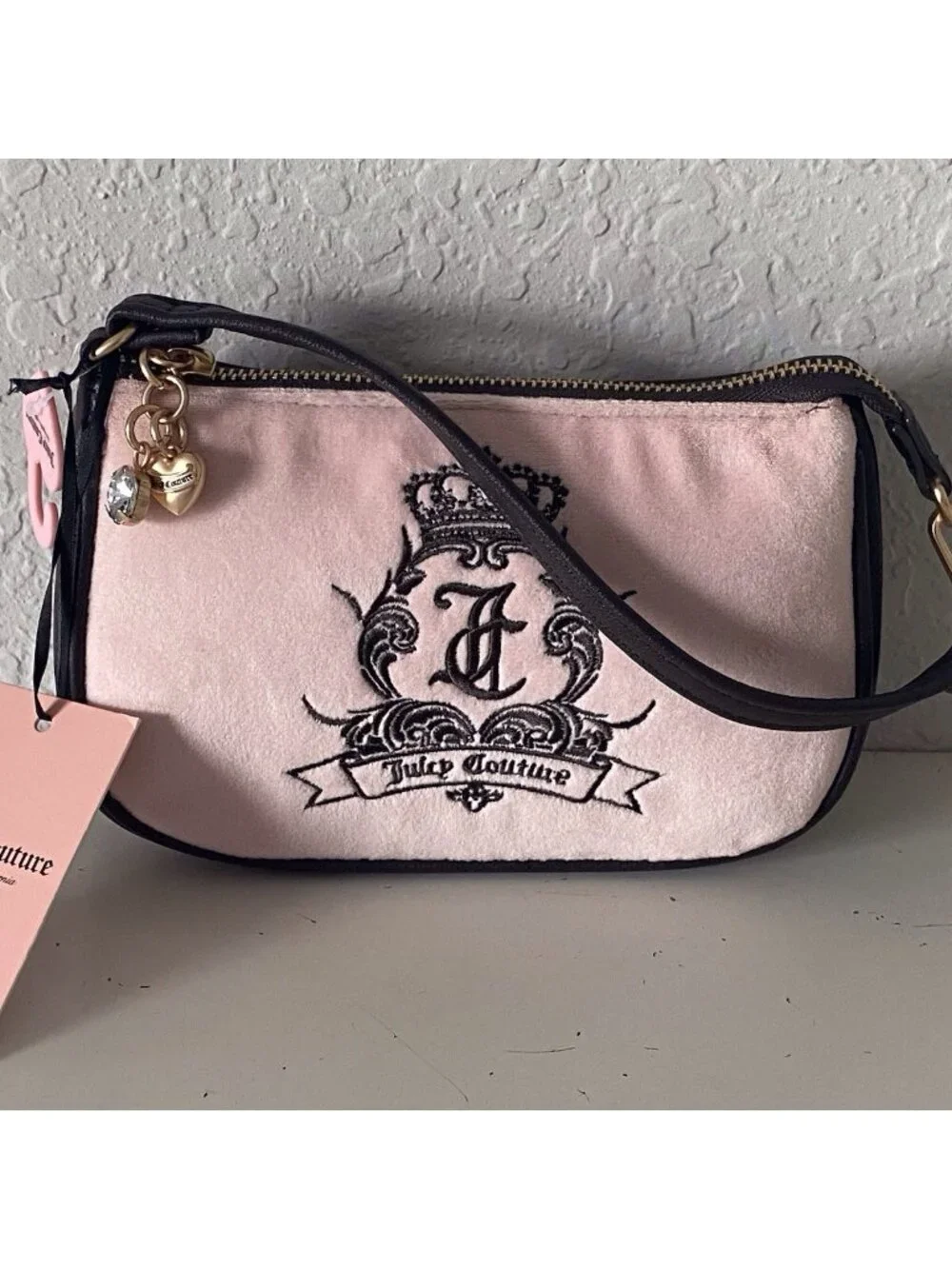 Juicy Couture‎ Couture Need More Juicy Convertible Wristlet Pink Clay NEW